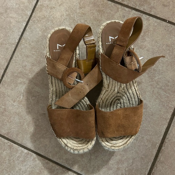 Marc Fisher wedge Rex Platform Espadrilles Sandals - Picture 5 of 5